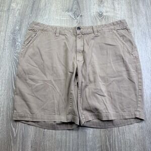 Vintage Gramicci Chino Shorts Cotton Twill Outdoor 90s Mens Size 38 Flat Front
